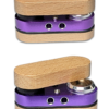 Kleine klappbare Holz-Purpfeife lila – 7,5 cm