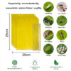 Gelbtafeln 20×25cm im 10er-Set – doppelseitige Klebefallen mit Befestigungsdraht