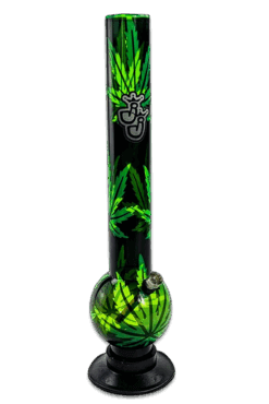 40cm Acrybong mit Hanfblättern