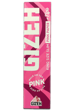GIZEH ALL PINK King Size Slim + Tips