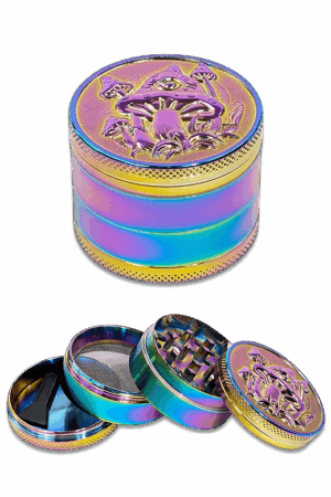 Grinder mit Pilz Motiv