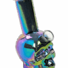 Mini Glasbong 15 cm – Rainbow Skull Design