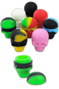 Silikonöldose Totenkopf