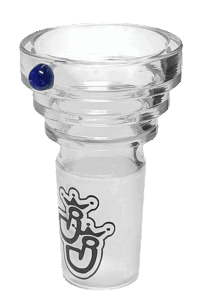 Bong Kopf Stufenkopf 18,8 mm aus Borosilikatglas mit Turbodurchlass