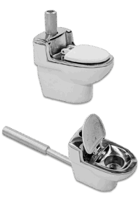 Toiletten Handpfeife