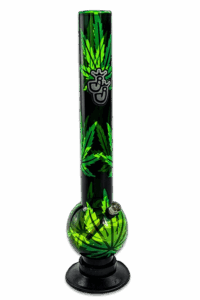 40cm Acrybong mit Hanfblättern