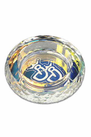 Ashtray-2-Aschenbecher-Kristall-Glas