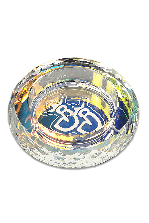Ashtray-2-Aschenbecher-Kristall-Glas