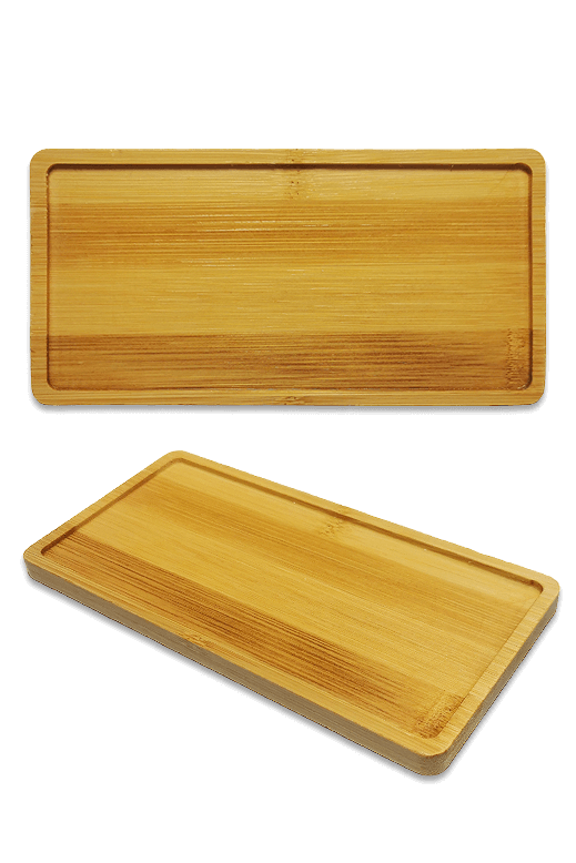 Bambus-Tray-Eckig