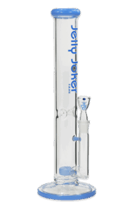 F.B.Ice Bong 40cm aus 5mm Borosilikatglas mit Trommelperkolator, Eiskerben und 18,8mm Köpfchen