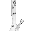 5mm Bong Black Tulip mit Krone