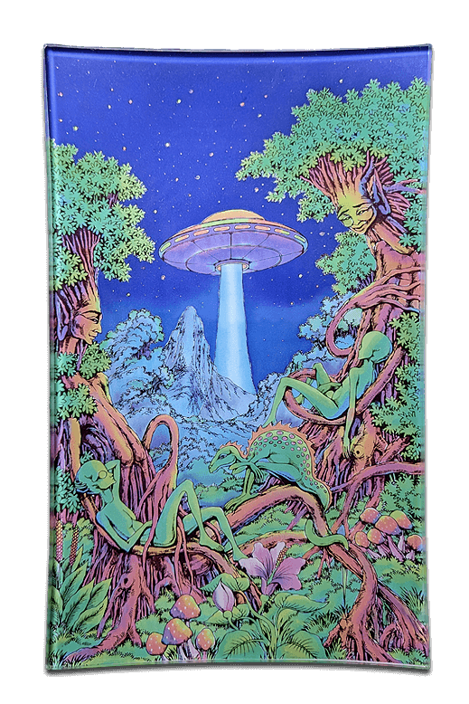 Rolling Tray Glas Ufo