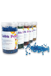 Bubble Pearls Perkolatorglassteine 500g Dose, farbig, Ø 4–10mm