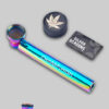 CHAMP-HIGH-RAINBOW-GLASS-PIPE-AND-GRINDER