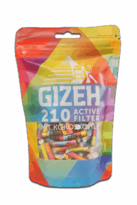 Gizeh-ACTIV-Aktivkohlefilter-Slim-210er-Beutel-Rainbow-6mm