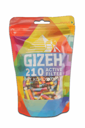 Gizeh-ACTIV-Aktivkohlefilter-Slim-210er-Beutel-Rainbow-6mm