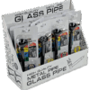 Handpfeife Glas schwarz