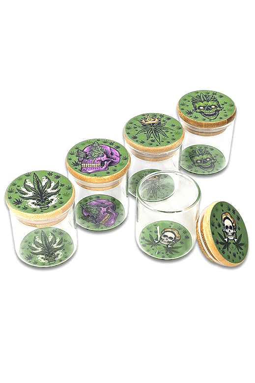 Glasdose mit Deckel