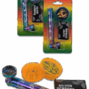 Purpfeife Glas Set mit Grinder