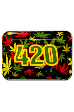 Rolling Tray 420 Leaves