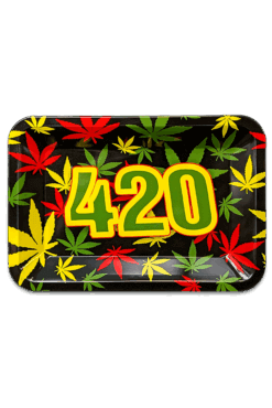 Rolling Tray 420 Leaves