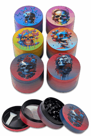 Grinder Rose Skull