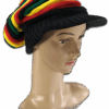Rastafari-Strickmütze mit Schirm