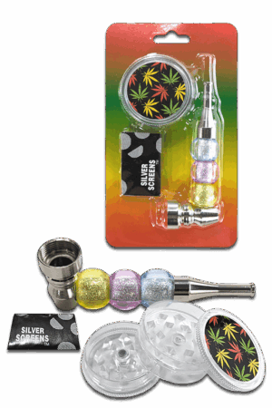 Festivalset Grinder Pfeife Siebchen
