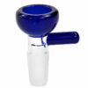 Rundkopf mit Griff 14,5mm Köpfchen blau aus Glas