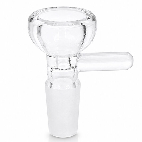 Rundkopf mit Griff 14,5mm Köpfchen klar aus Glas