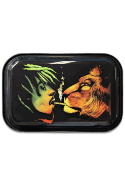 Rolling Tray Lion Blaze – Rasta Spirit Edition