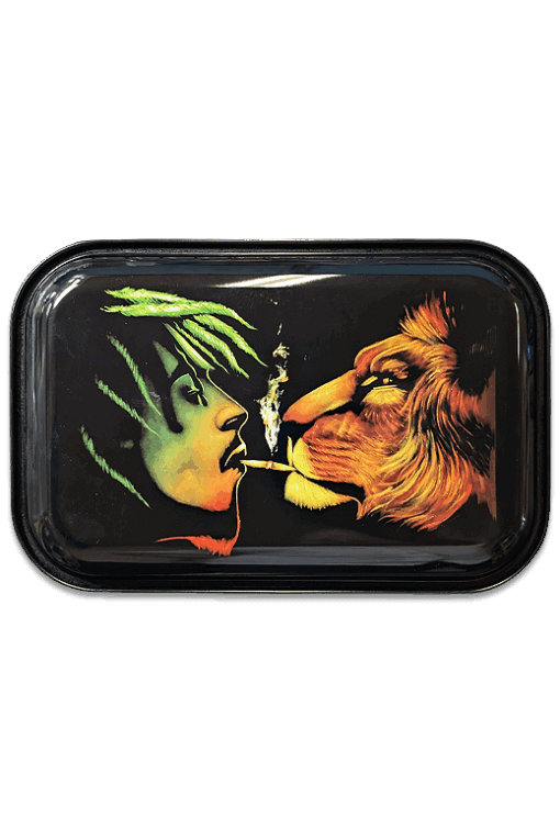 Rolling Tray Lion Blaze – Rasta Spirit Edition