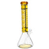 Bong Sonderangebot 37cm mit amberfarbenem Mundstück – Rückansicht