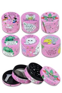 Grinder pink kaufen – Baked Bunny 4-teilig aus Zink mit Motiven
