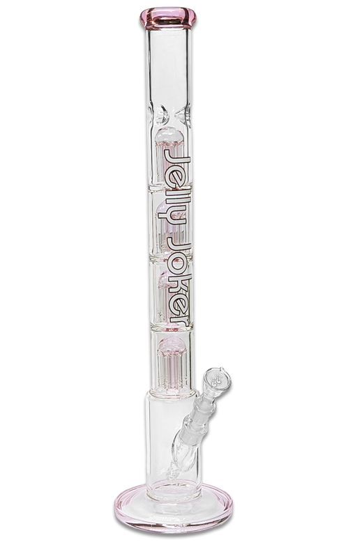 Bong Pink Poppet Light – Glasbong in Pink 35 cm mit Eiskerben
