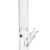 Bong W10, 35 cm: 5 mm Borosilikat, Schlitz-Diffusor-Stecksystem, Schliff 18,8→14,5, Eiskerben, Kickloch, Smoke-Mundstück & Fuß