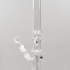 Turn Bong 40 cm Seitenansicht Glasbong aus 4 mm Borosilikatglas mit Eiskerben