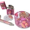 Komplettset Pink „Blazed“ mit Tray, Feuerzeug, Grinder und Pfeife