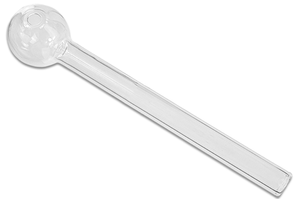 Ölpfeife aus hitzebeständigem Glas