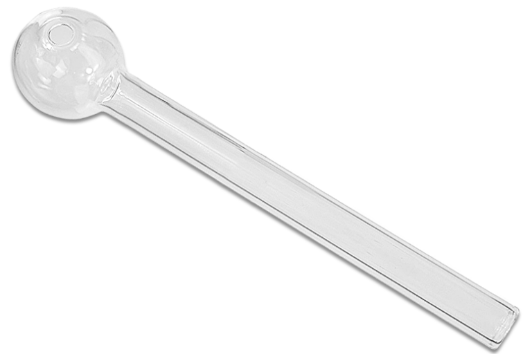 Ölpfeife aus hitzebeständigem Glas