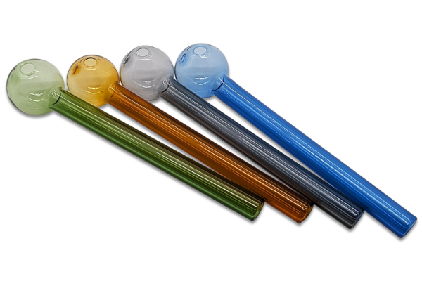 Ölpfeife farbig aus Borosilikatglas