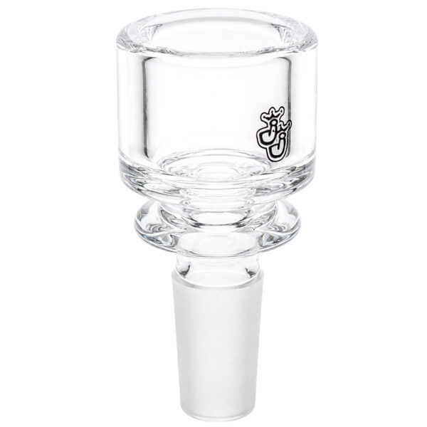 Panzerglas Kopf 14,5mm aus 6mm Borosilikatglas mit großem Durchlass