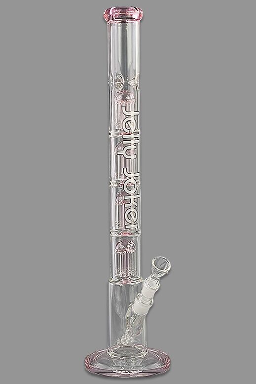 Bong Pink Poppet Light – Glasbong in Pink 35 cm mit Eiskerben