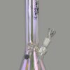 Starlight Rainbow Bong Detailansicht 35 cm Glasbong mit Eiskerben und Schlitzdiffusor