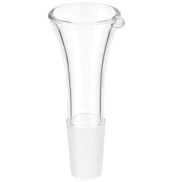 Turbo Kopf 18,8mm aus Borosilikatglas schräg fotografiert