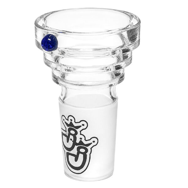 Turbo Stufenkopf 18,8mm aus Borosilikatglas mit 10mm Turbodurchlass