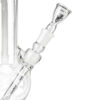 Greenline Bong mit Bauch „JJ-S-005“ – Detailansicht des seitlichen Schliffs mit eingesetztem Diffusor