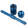Purpfeife Aluminium 9 cm zerlegt – Handpfeife mit Schraubteilen