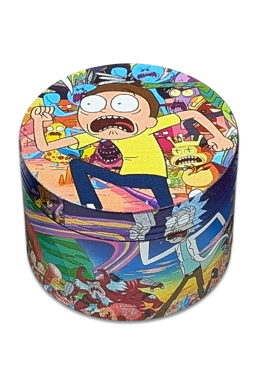 Metall-Grinder PH6916-RM - Motiv 2 1 Comic Grinder Motiv 2 – 4-teilig, 48 mm, bunter Metallgrinder für effizientes Mahlen