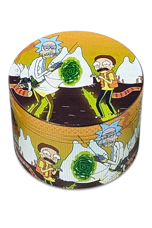 Metall-Grinder PH6916-RM - Motiv 8 1 Comic Grinder Motiv 8 – 4-teilig, 48 mm, robuster Metallgrinder mit farbenfrohem Motiv